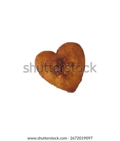 Heart-Shaped Deep-Fried Crispy Snacks for the Dearest One