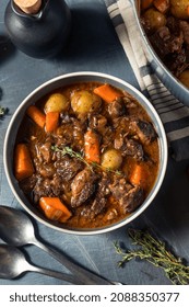 Hearty Homemade Gourmet Beef Stew with Carrots and Potatoes - Shutterstock ID 2088350377