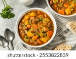 Hearty Homemade Irish Beef Stew with Carrots and Potatoes