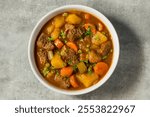 Hearty Homemade Irish Beef Stew with Carrots and Potatoes