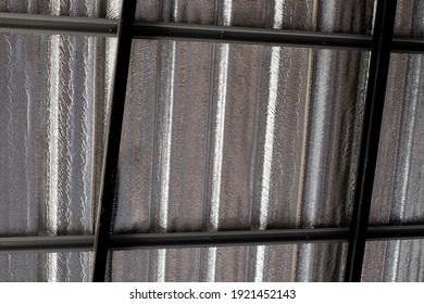 Heat insulation sheet for steel roof  - Shutterstock ID 1921452143