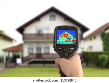 Heat Loss Detection Of The House With Infrared Thermal Camera