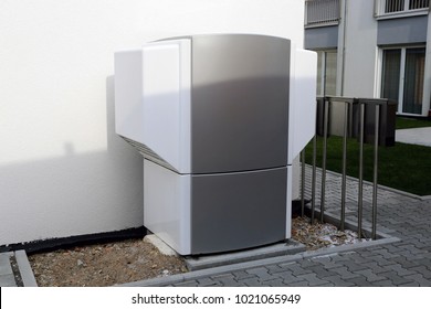 Heat Pump On A Residential Home