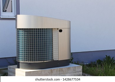 Heat Pump On A Residential Home