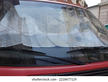 Heat Shield Or Sun Shade For A Car, Protection Against Sun