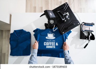 Heat Transfer T Shirt Printing. Tshirt Merchandise - Shutterstock ID 1873189603