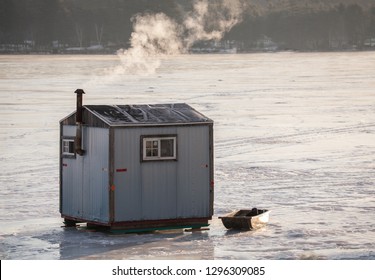 Heated Ice Fishing Shack