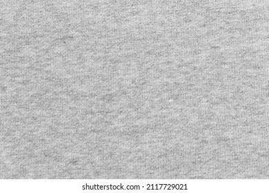 Heather Gray Sweatshirt Cotton Footer Knitted Fabric Texture Swatch
