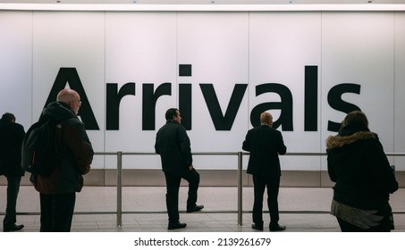 Heathrow Arrivals, London, UK- 2016