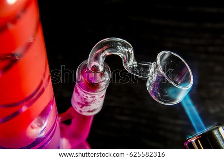 Heating  up a dab rig