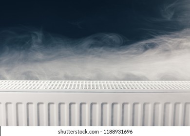 Heating Radiator With Warm Steam