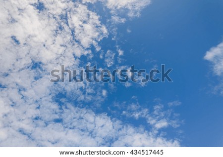 Heavens or the sky,a visible mass of condensed water vapor floating in the atmosphere, typically high above the ground.