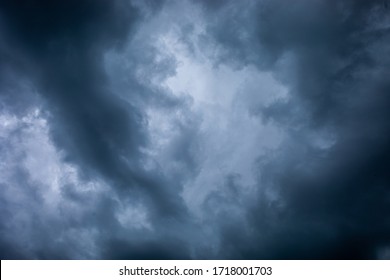 Heavy Dark Clouds Before Or After Storm