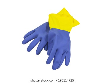 Heavy Duty Household Rubber Cleaning Gloves.