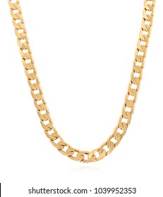 Heavy Gold Curb Link Chain For Men