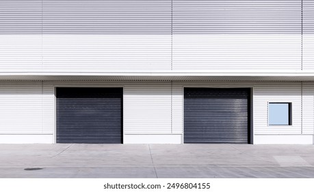 Heavy industrial factory building facade - Powered by Shutterstock