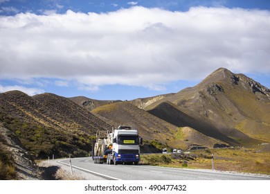 Heavy Lift Transport In Road With Oversize Cargo