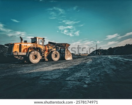 Heavy machine in coal mining