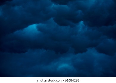 heavy massive stormy clouds with no sunlight