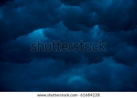 heavy massive stormy clouds with no sunlight