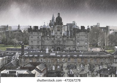 Heavy Rain In Edinburgh - Horror Effect