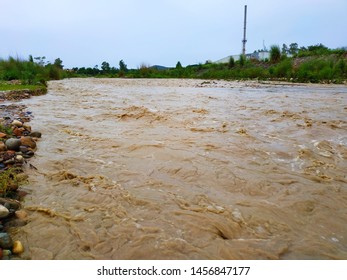 Heavy Rain In Himachal Pradesh, India.