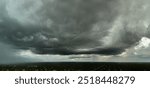 Heavy rainfall during summer thunderstorm in Florida