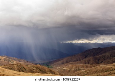 Heavy Rainfall In The Himalayas, Tibet 