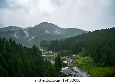 Heavy Rainfall From Super Typhoon Hagibis May Cause Flooding And Landslide Warning In Some Small Hillside Town Of Japan