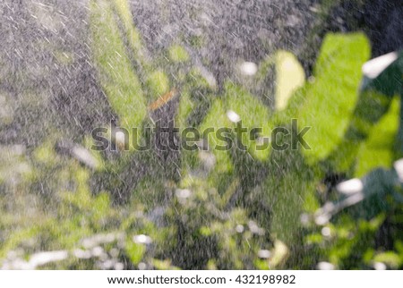 Similar – Foto Bild Blick durchs Fenster nach dem Regen