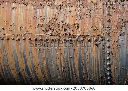 Heavy rust texture with rivets