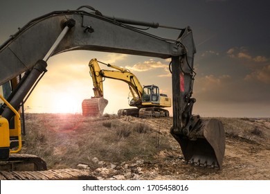 Heavy varied rental machinery for construction, essential and necessary
