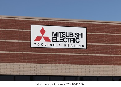 Hebron - Circa February 2022: Mitsubishi Electric HVAC Training Center. Ingersoll Rand And Mitsubishi Electric Merged To Form Mitsubishi Electric Trane.