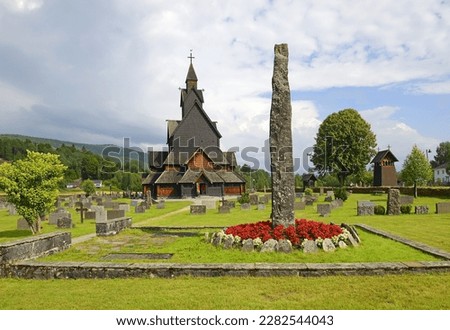 Heddal stave church, Notodden, the largest stave church in Norway.