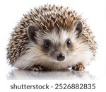 hedgehog on a white background