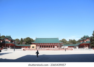 Heian Shrine 平安神宮
97 Okazaki Nishitennocho, Sakyo Ward, Kyoto, 606-8341, Japan - Shutterstock ID 2365439057