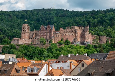 Heidelberg Castle On The Königstuhl Mountain