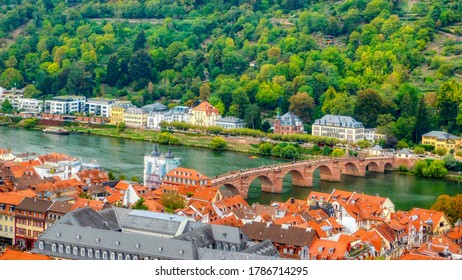 Heidelberg is a city on the Neckar in southwestern Germany. It is known for the time-honored university that was founded in the 14th century. Every year, Heidelberg is a hotspot. - Shutterstock ID 1786714295