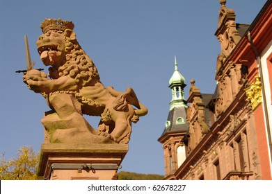 Heidelberg,University Square, Lion King Statue