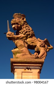 Heidelberg,University Square, Lion King Statue