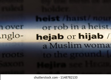 Hejab Word In A Dictionary. Hejab Concept.