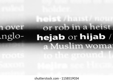 Hejab Word In A Dictionary. Hejab Concept.