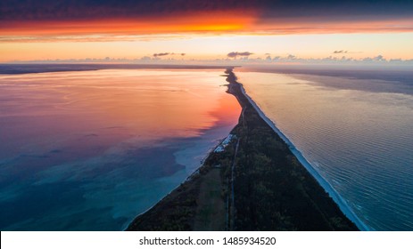 Hel, Sunset Over The Hel Peninsula