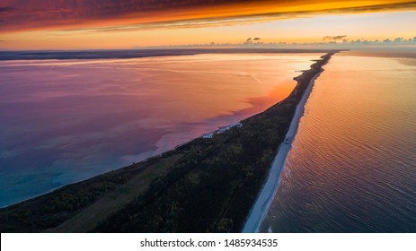 Hel, Sunset Over The Hel Peninsula