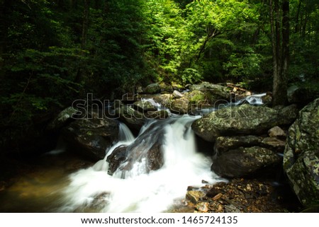 Helen, Georgia - Ruby Falls and Blueridge Mountains