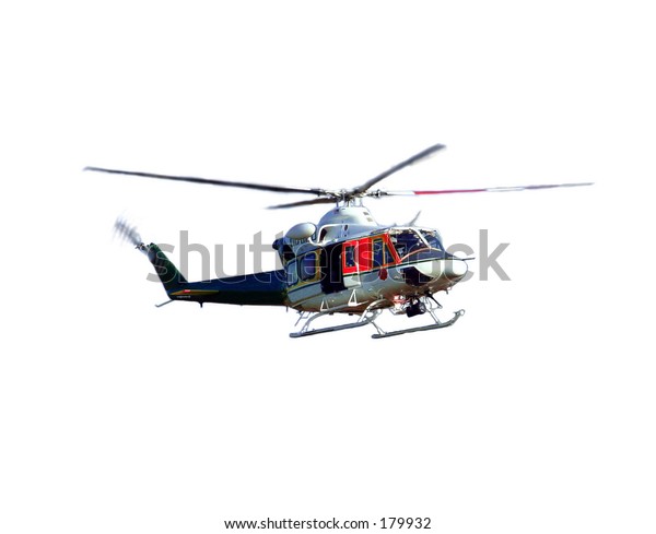 Helicopter Air Over White Background Stock Photo 179932 | Shutterstock