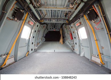 helicopter cargo compartment, inside
