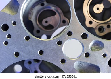 Helicopter Engine Detail With Round Holes, Air Force, Modern Aviation And Aerospace Industry, Abstraction