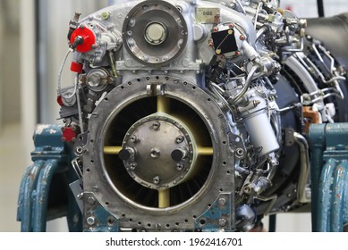 Helicopter Engine Turbine Engine Mechanism Aircraft Stock Photo ...