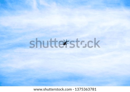 Similar – Image, Stock Photo rescue. Sky Clouds White